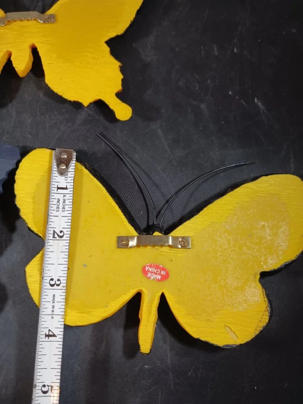 3pcs Butterflies Plaster Painting Wall Decor